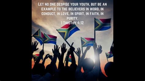 HAPPY YOUTH DAY 2020 SOUTH AFRICA 1 TIMOTHY 4 12 YouTube