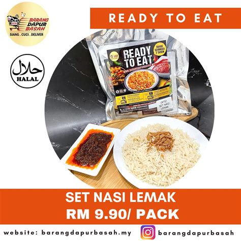 READY TO EAT SET NASI LEMAK Shopee Malaysia