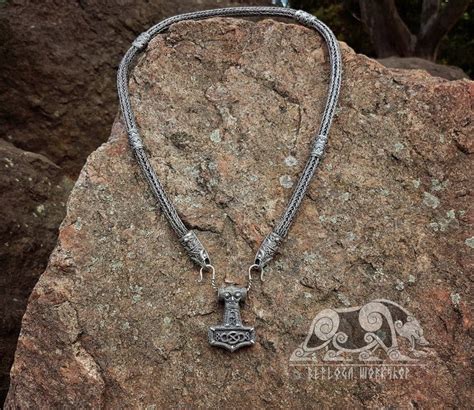 Mjolnir Replica Thor S Hammer Mjolnir Pendant Viking Etsy Viking