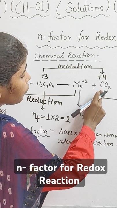 N Factor For Redox Reaction L Class 12 L Solutions L Cbse Board 2025 L