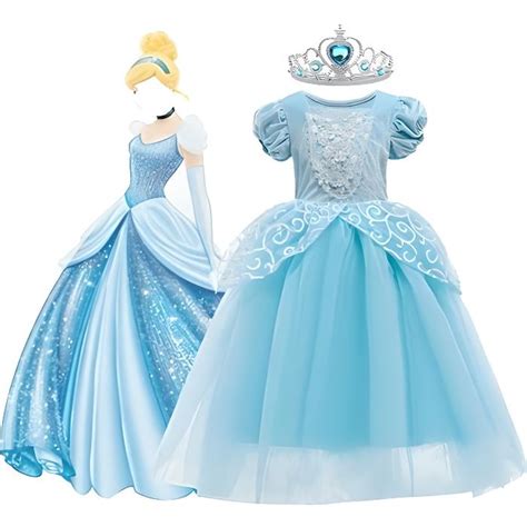 Robe Cendrillon Pour Filles De Costume De Princesse Pour F Te D