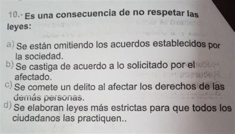 es una consecuencia De no respetar las leyes a se están omitiendo los