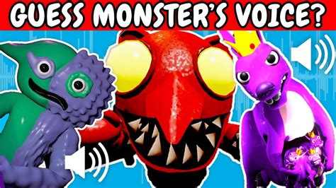 Guess The Voice The Monster Garten Of Banban And And Roblox Doors