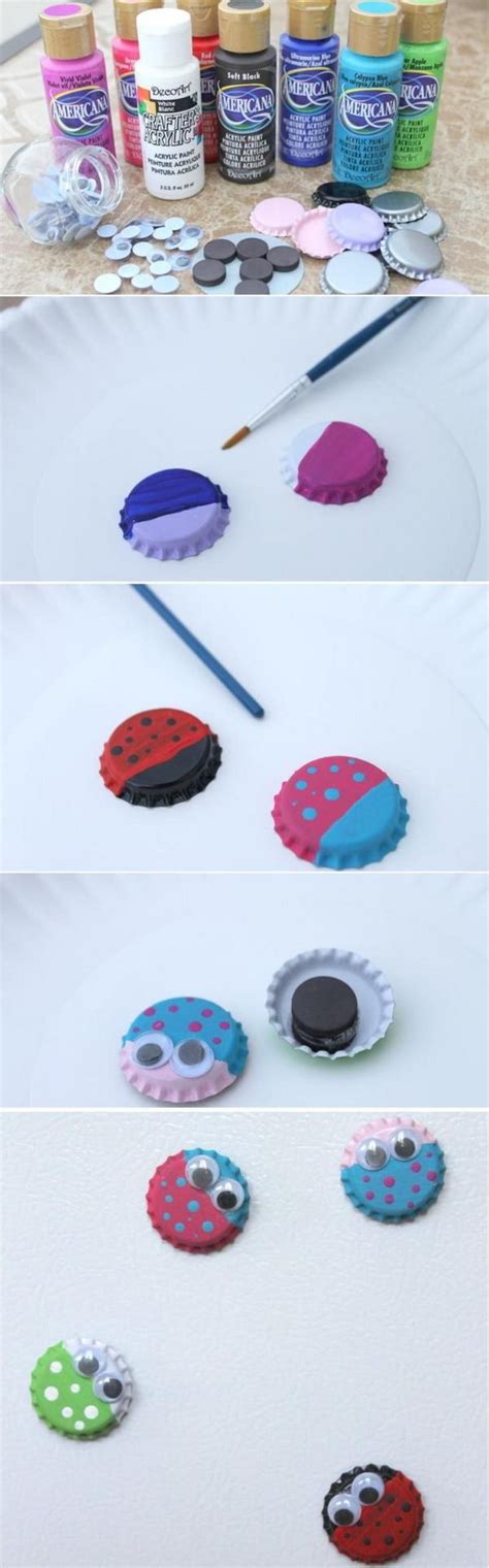 Creative Bottle Cap Crafts - Noted List