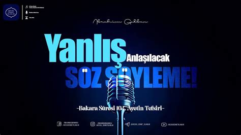 Yanli Anla Ilacak S Z S Yleme Ey Man Edenler Brahim Gadban