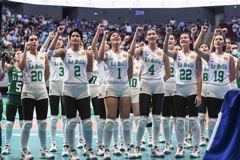 Dlsu Dethrones Admu Advances To Uaap Womens Volleyball Finals Daily Guardian