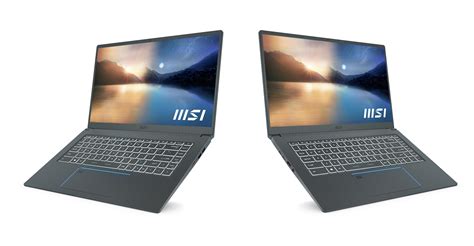 MSI Prestige 15 Refreshed With Up To An Intel Core I7 1185G7 Iris Xe