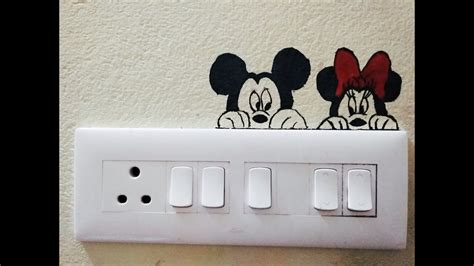 Switchboard Painting Mickey Mouse Atelier Yuwa Ciao Jp