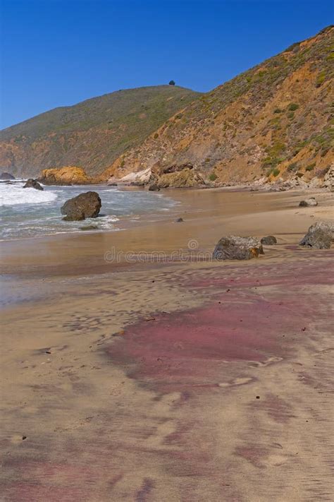 Red Sands On A Remote Coast Stock Image Image Of Coastal Pacific