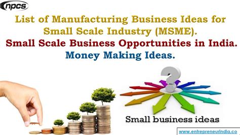 Small Scale Business Opportunities In India Money Making Ideas YouTube