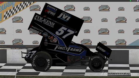 Kyle Larson 57 Finley Farms 2023 Knoxville Nationals By Ryan Broderick