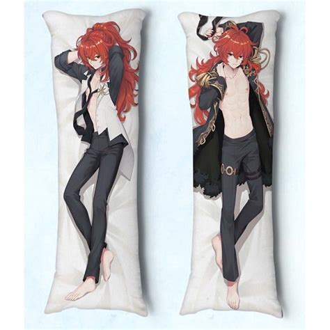 Travesseiro Dakimakura Genshin Impact Diluc 01 Submarino