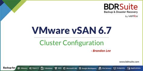 Vmware Vsan Configuration Setup Step By Step Bdrsuite