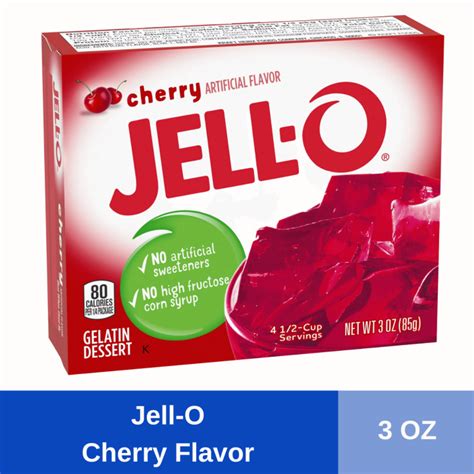 Jell O Cherry Gelatin Dessert Mix 3oz Lazada Ph