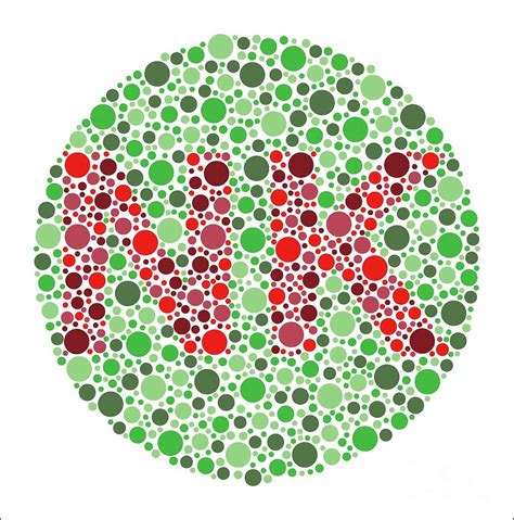 Colour Blindness Test Chart Photograph By Chongqing Tumi Technology Ltd