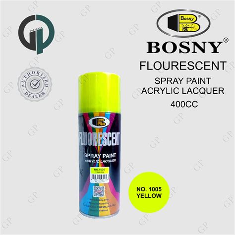 Bosny Fluorescent Spray Paint No Yellow Gp Northern Shopee