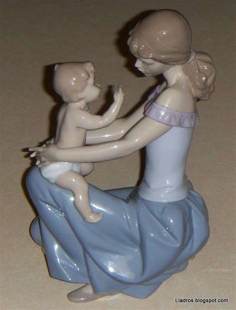 Lladros Lladro One For You One For Me 6705 Mother With Baby