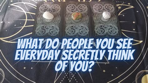 👀👣what Do People You See Every Day Secretly Think Of You👀👂🫣 🔮psychic Pick A Card Tarot