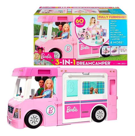 Barbie Trailer Dos Sonhos 3 em 1 Ghl93 Filme e Série Mattel Nunca