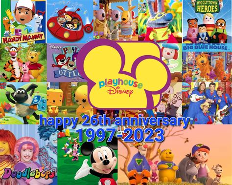 Happy 26th Anniversary Playhouse Disney By Tuareaja On Deviantart