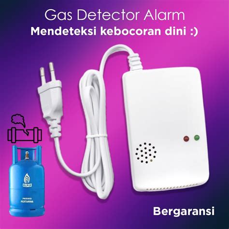 Jual Gas Detector Leak Alat Detektor Kebocoran Gas Tangki LPG Alarm