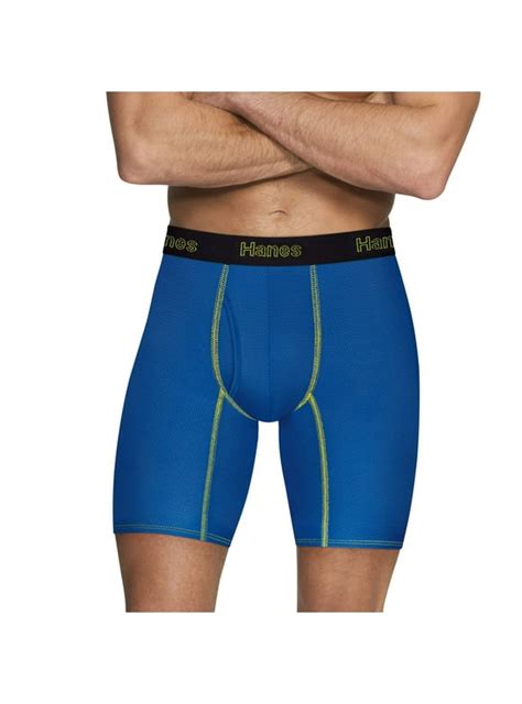 Hanes Mens Comfort Flex Fit Lightweight Mesh Boxer Brief