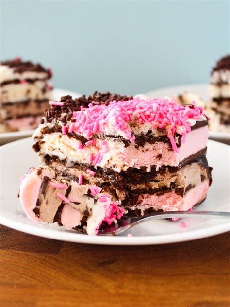 Neapolitan Ice Cream Sandwich Cake Life And Sprinkles By Taryn Camp