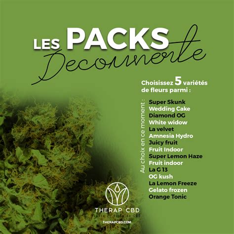 Le pack découverte Thérap CBD Boutique de CBD dans le Gard Hérault