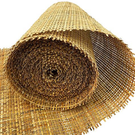 Amazon Minhkust Width Natural Brown Dark Square Rattan Cane