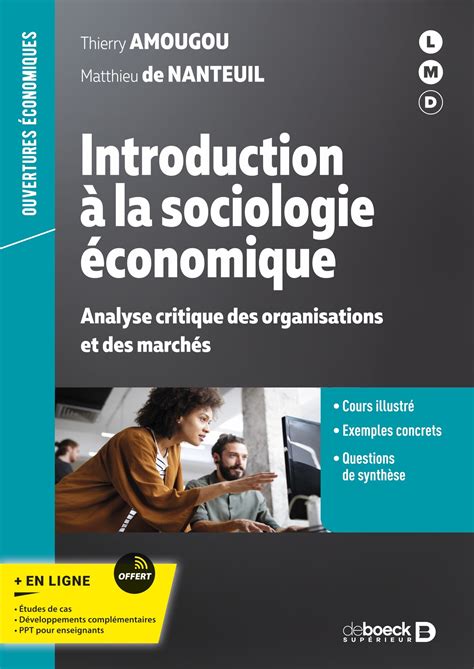 Introduction La Sociologie Conomique De Boeck Sup Rieur