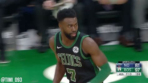 Jaylen Brown Highlights Vs New Orleans Pelicans 19 Pts 7 Reb 3 Ast