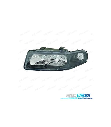 Faro Izq Para Seat Leon Toledo Fondo Negro