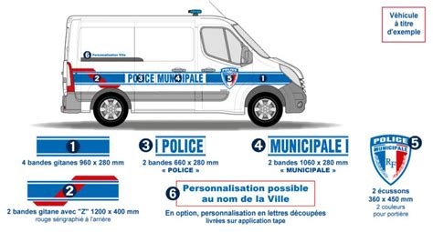 S Rigraphie Police Municipale Pour V Hicule Utilitaire France