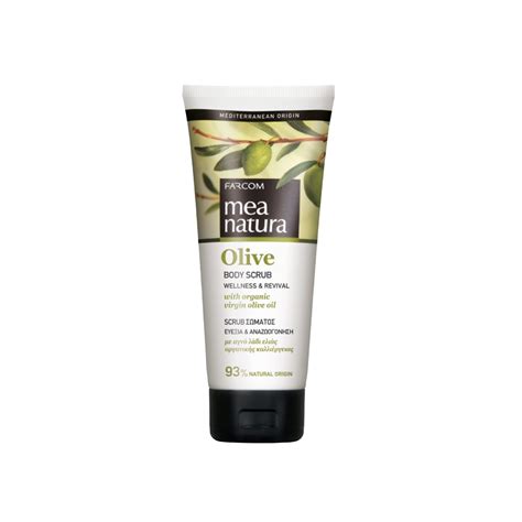 Body Scrub With Olive Oil Mea Natura Farcom