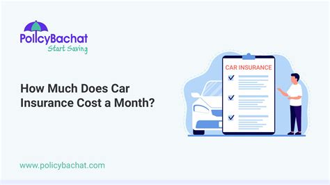 How Much Does Car Insurance Cost A Month Policybachat