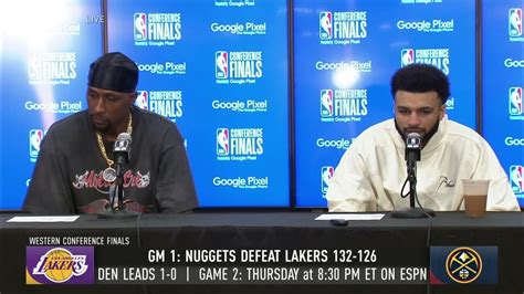 Kcp And Jamal Murray Break Down Intense Game 1 Clash Lakers Vs