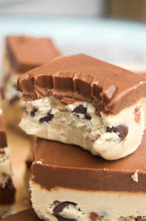 Chocolate Chip Cookie Dough Fudge • The Diary Of A Real Housewife