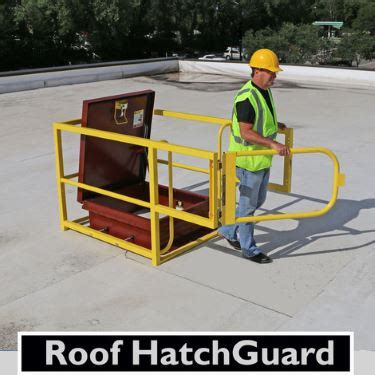 Roof Hatch Guardrail | Roof Hatch Safety Railing System