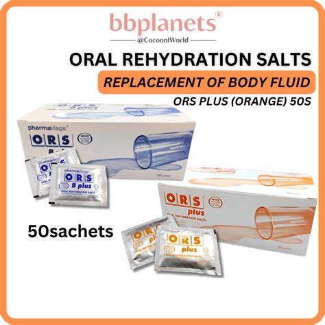 Ors Oral Rehydration Salts Orange Ors B Plus Normal Sachet