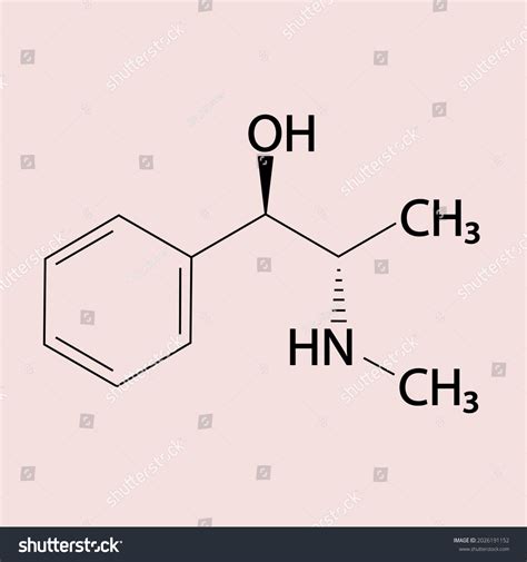 Estructura Molecular De Compuestos Org Nicos Metanfetamina Vector De