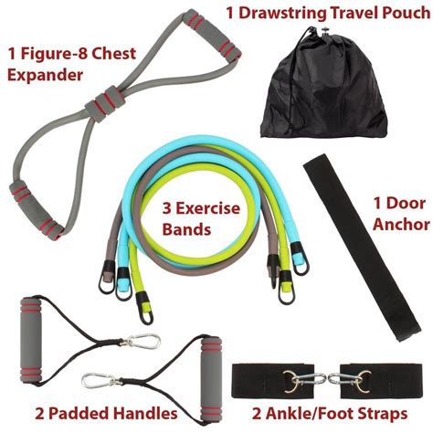 Toning Tube Resistance Band Set With Metal Hooks Usage Gym At Rs 523 Set In Vasai Virar