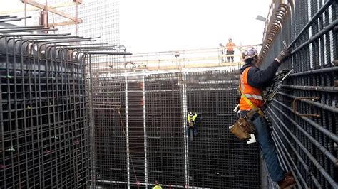 Setting Rebar Wall Youtube