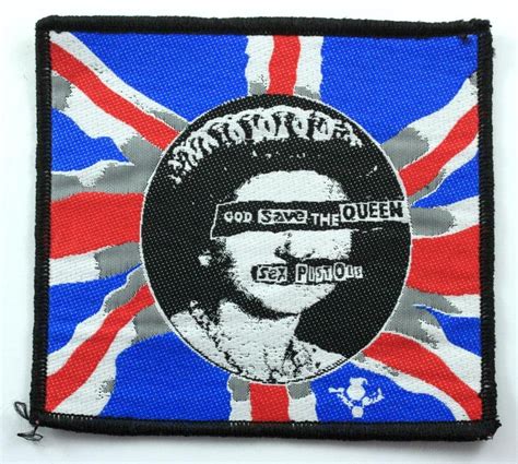 Sex Pistols God Save The Queen Woven Patch