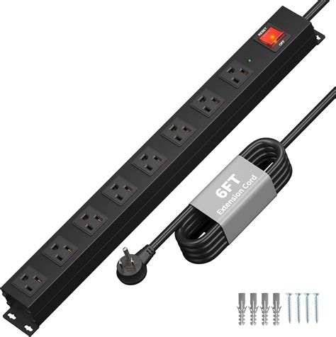 Amazon KF 8 Outlet Heavy Duty Power Strip Surge Protector 2200J