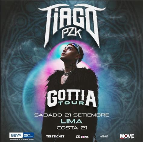 Tiago PZK En Lima 2024 Preventa Fecha Precios Y Zonas De Concierto