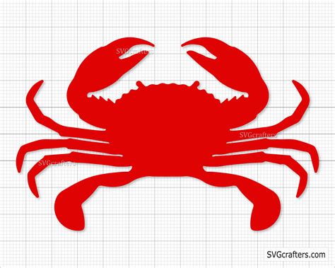 Collage Sheets Crab Files For Cricut Crab Dxf Crab Clipart Crab Cut