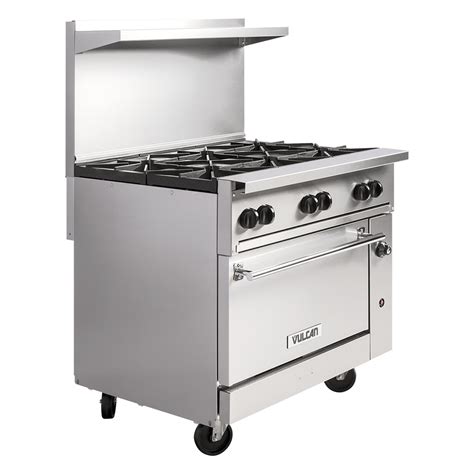 Vulcan 36s 6b 36 6 Burner Gas Range W Standard Oven Liquid Propane