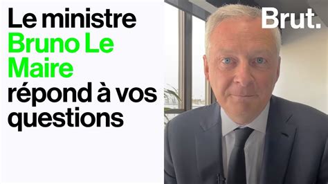 L Interview Du Ministre De L Economie Bruno Le Maire YouTube