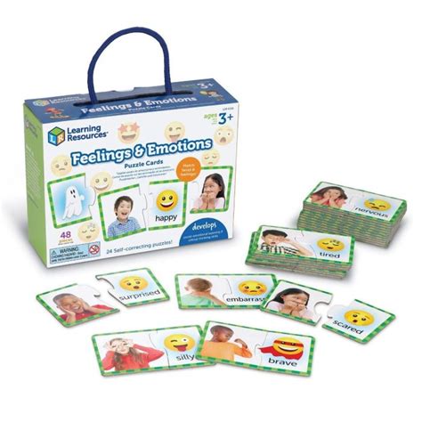 Feelings And Emotions Puzzle Cards