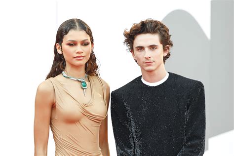 Zendaya And Timothée Chalamet Wear Matching Vests For Dune 2